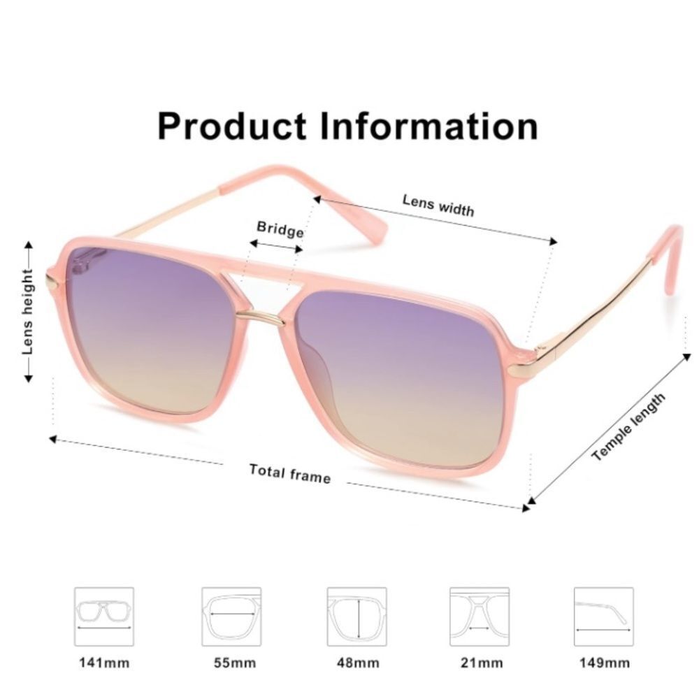 Retro Aviator sunglasses - Picture 5 of 5
